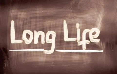 Long life concept Stock Illustration