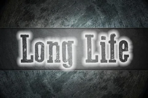 Long life concept Stock Illustration