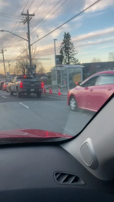 Long Line During Lockdown, Canada - 28 Apr 2021 Video stock 205347183