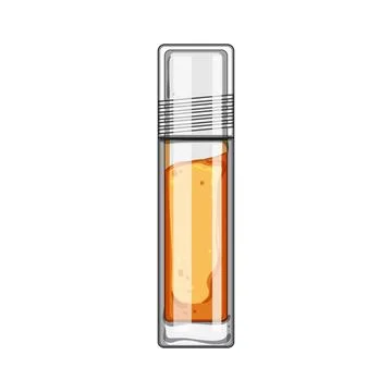 Long lip gloss cartoon vector illustration Stock Illustration