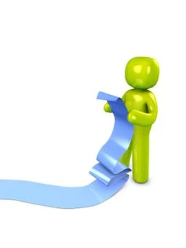 Long list Ilustración de archivo