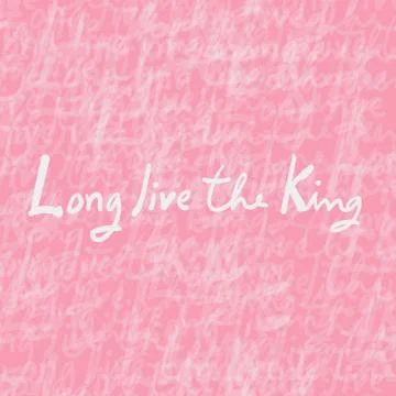 Long live the King. Illustrazione stock