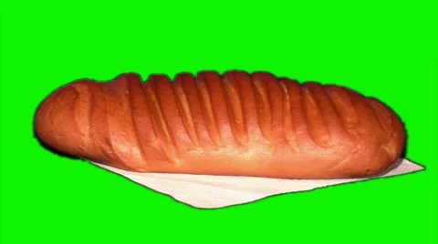 Long loaf rotating 05 Stock Footage 43736148