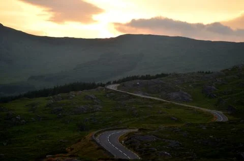 Long Lost Road In Ireland Stock Photos