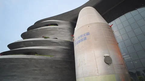 Long March-2F Y11 rocket, Shenzhen Science and Technology Museum, China Видео 332975048