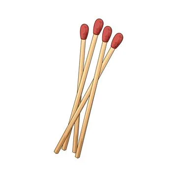 Long match illustration Stock Illustration