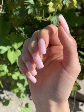 Long nails Fotos de archivo