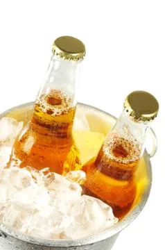 Long neck bottles Stock Photos