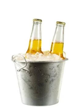 Long neck bottles Stock Photos