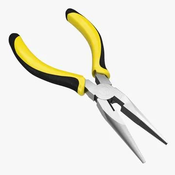 Needle Nose Pliers, Serrated w/ Standard Handle