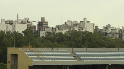Long pan of Estadio Centenario 스톡 동영상 37013365