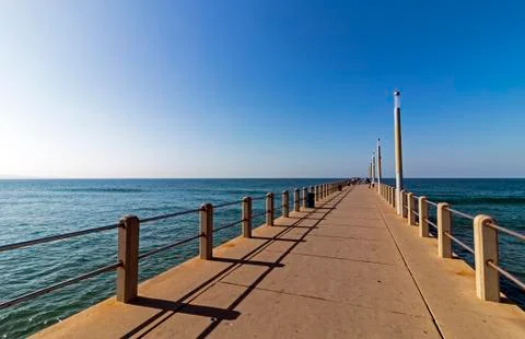 A Long Pier Stock Photos