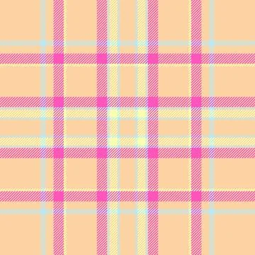 Long plaid textile texture, diverse background fabric pattern. Woven seamle.. Stock Illustration