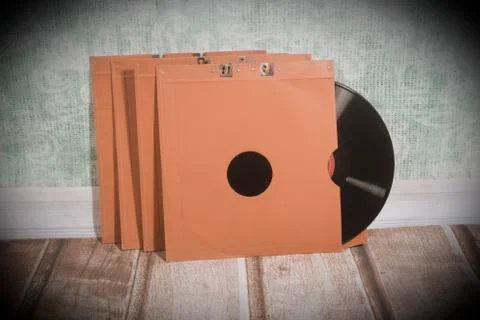 Long playing record Stock Photos