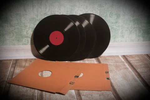 Long playing record Stock Photos