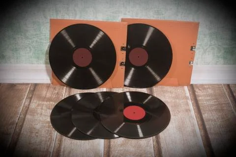 Long playing record Stock Photos
