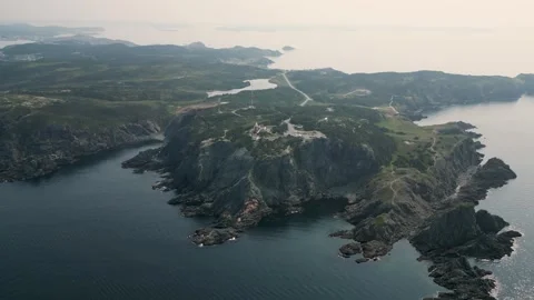Long Point Lighthouse, Newfoundland, Canada 4 Stock Footage 319599281