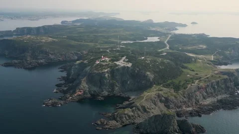 Long Point Lighthouse, Newfoundland, Canada 5 Video stock 319599282