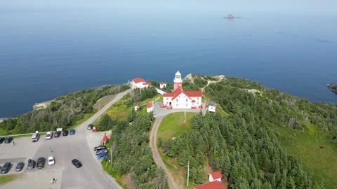 Long Point Lighthouse, Newfoundland, Canada 9 Video stock 319599291