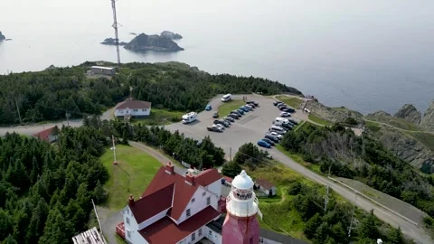 Long Point Lighthouse, Newfoundland, Canada 2 스톡 동영상 319599293