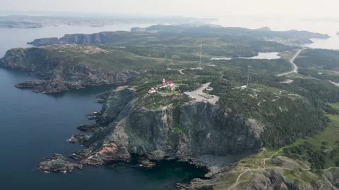 Long Point Lighthouse, Newfoundland, Canada 11 Stock Footage 319599359