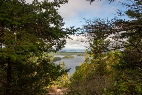 Long Pond from Beech Mountain Stock Photos