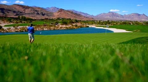 The Long Putt 库存影片 849509