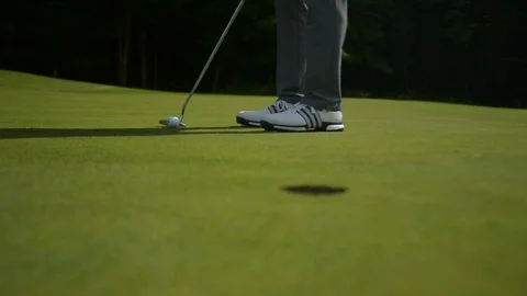 Long Putt into the Hole 스톡 동영상 89141305