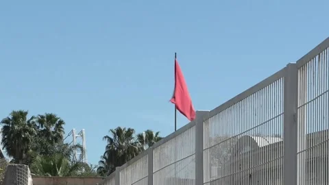 Long queues at Moroccan consulate as Spain approves mass migrant regularization  Stock Footage 332852739