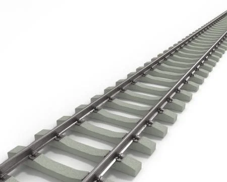 Long Rails Diagonal Stock Illustration