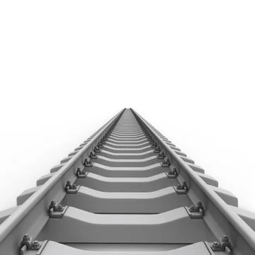 Long rails Stock Illustration