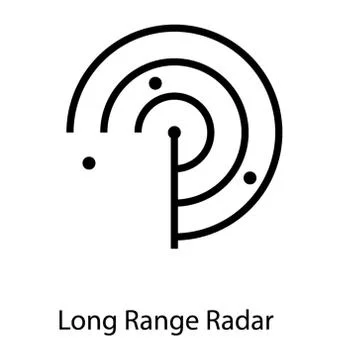 Long Range Radar Stock-Illustration