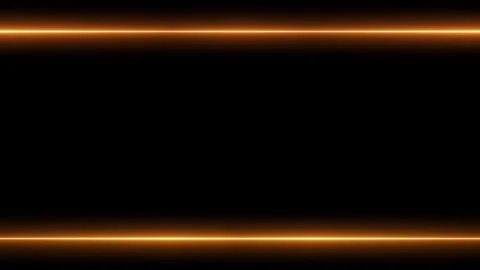 Long rectangular, horizontal colorful, orange neon moving long lines on bla.. 스톡 동영상 270316295