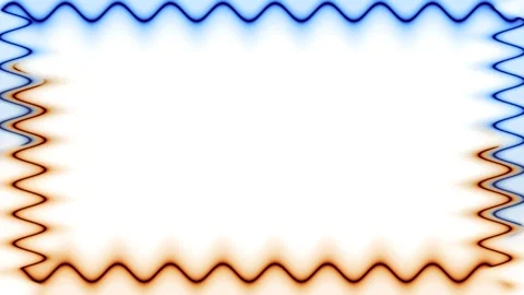 Long rectangular horizontal colorful red blue neon moving around light clos.. Stock Footage 270316929