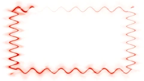 Long rectangular horizontal waving colorful red neon lights with smoke movi.. 스톡 동영상 270316946