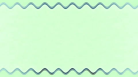 Long, rectangular, horizontal wavy blue stripes, lines on a green backgroun.. Stock Footage 270315926