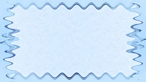 Long rectangular horizontal wavy blue closed lines on blue background, fram.. Stock Footage 270316068