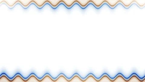 Long rectangular horizontal wavy colorful brown blue neon flashing long lin.. Stock Footage 270316611