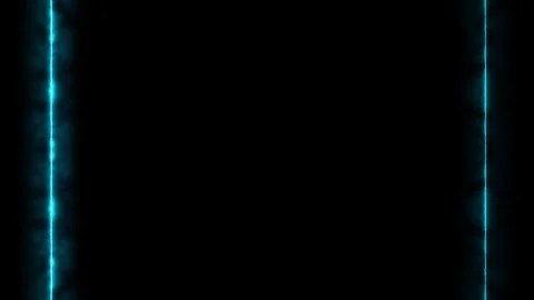 Long rectangular vertical colorful aquamarine neon with smoke long lines on.. Stock Footage 270316388