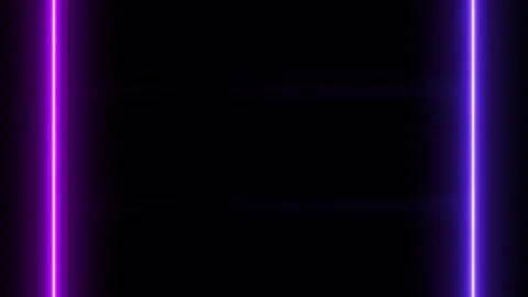 Long rectangular vertical colorful purple neon moving long lines on black b.. Stock Footage 270316385