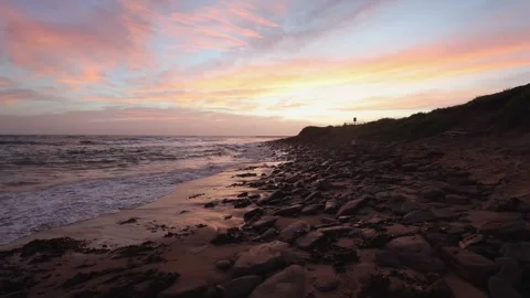 Long reef sunrise Video stock 264493520