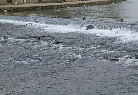 Long River Weir. Stock Photos