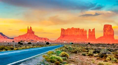 Long road Stock Photos