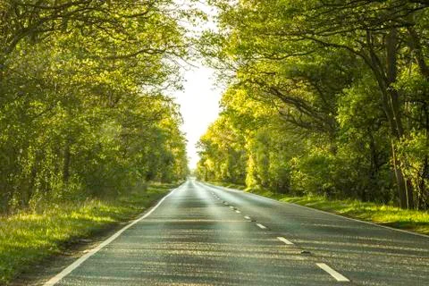 Long Road Stock Photos