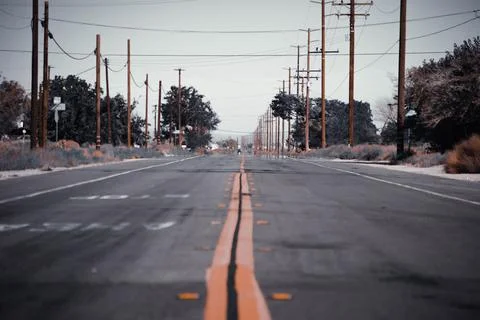 Long road 写真素材