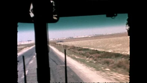Long Road Through Fields Stock Footage 278040049
