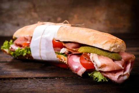 Long sandwich Stock Photos