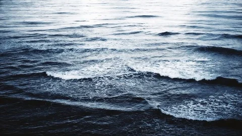 Long Sea Waves Stock Footage 80093262
