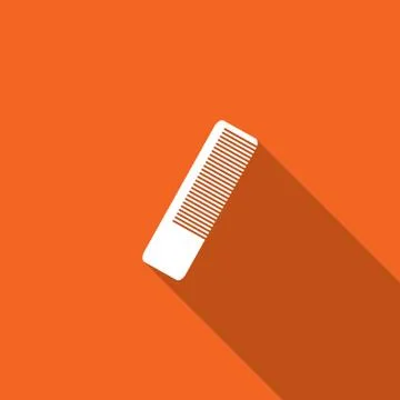 Long shadow with the shape of a comb イラスト素材