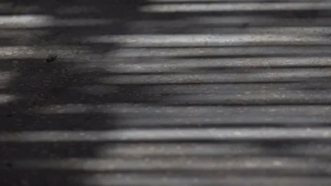 Long Shadows Stretched Out on Pavement in Israel Stock Footage 78549083